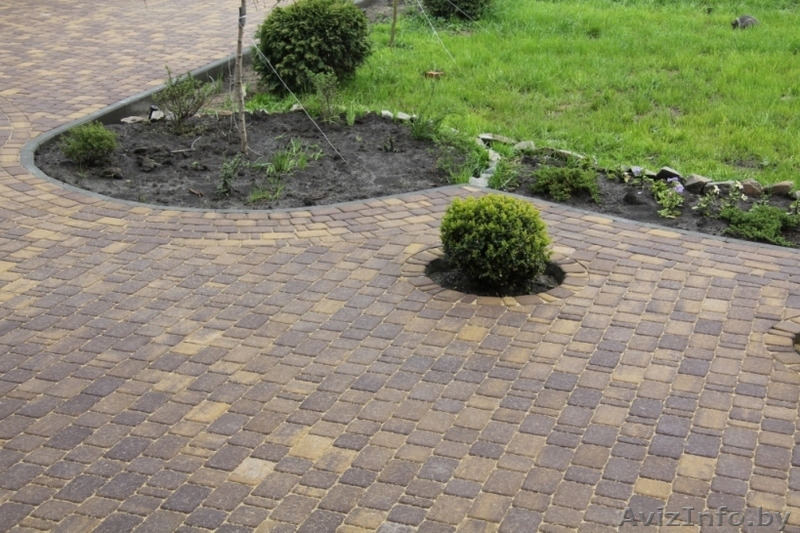 Укладка тротуарной плитки, Устройство заборов, Благоустройство, Устройство газон - Изображение #1, Объявление #1087641