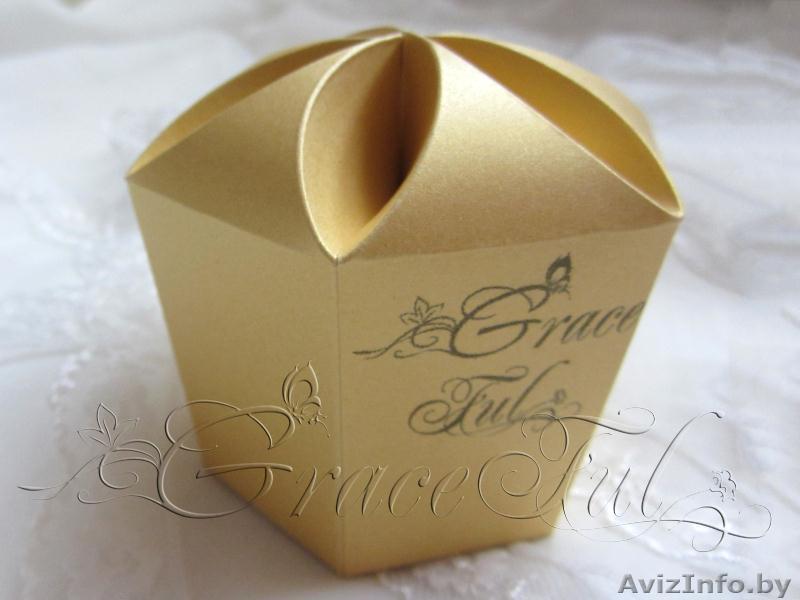 Свадебные бонбоньерки «Ханни» бонбоньерки на Свадьбу ручной работы - Изображение #1, Объявление #1105678