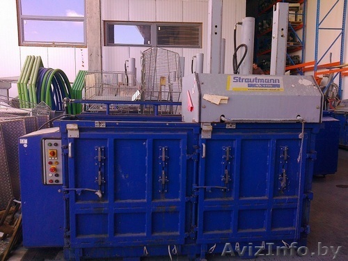 Вертикальный пресс  для пластика и макулатуры STRAUTMANN MK1100 б/у - Изображение #1, Объявление #1098430