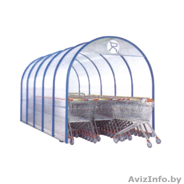 Паркбокс для хранения покупательских тележек - Изображение #1, Объявление #1126111