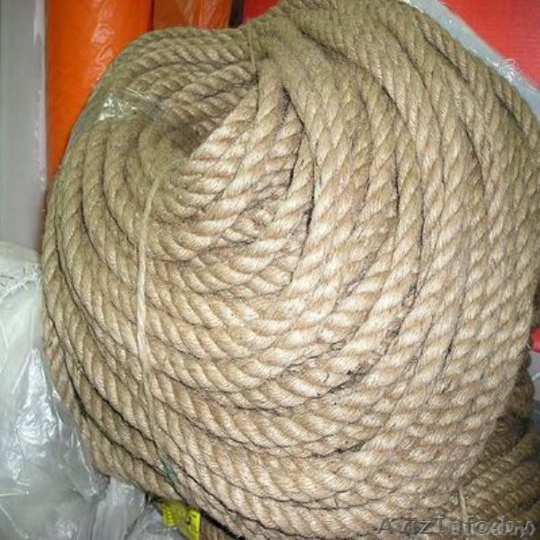 Канат джутовый продам от 6 мм до 30 мм - Изображение #1, Объявление #1114183