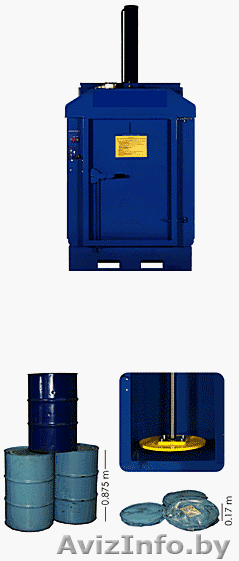 Гидравлический пресс для бочек 30л и 200л - Изображение #1, Объявление #1113094