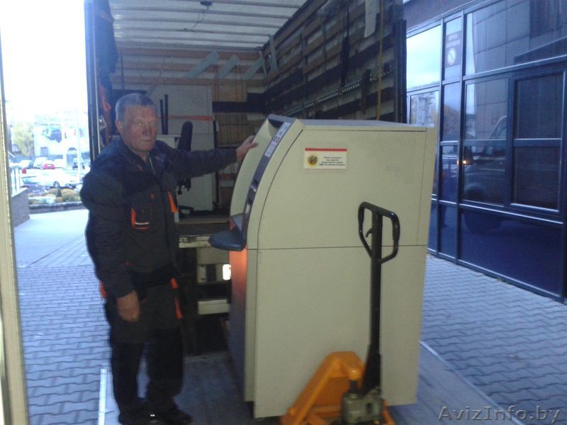 перевозка банкоматов, сейфов, станков-гидроборт+рохля - Изображение #1, Объявление #1170405