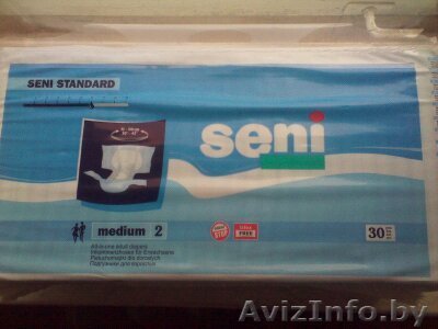 Подгузники Seni Standard Medium 2,75-110 см, 30 штук - Изображение #1, Объявление #1186985