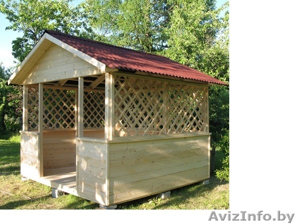 Беседка на 6 - 8 человек. Размеры 1800х2500 мм.  - Изображение #1, Объявление #1225737