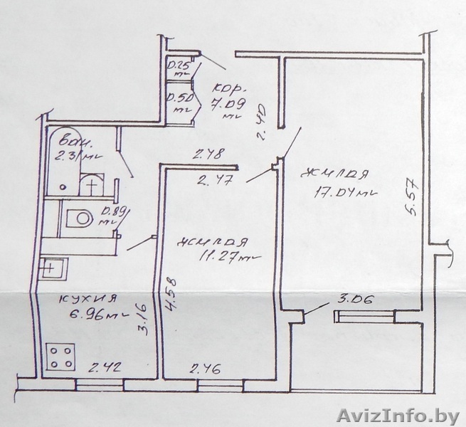 Продажа 2-ком. квартиры - Изображение #1, Объявление #1246172