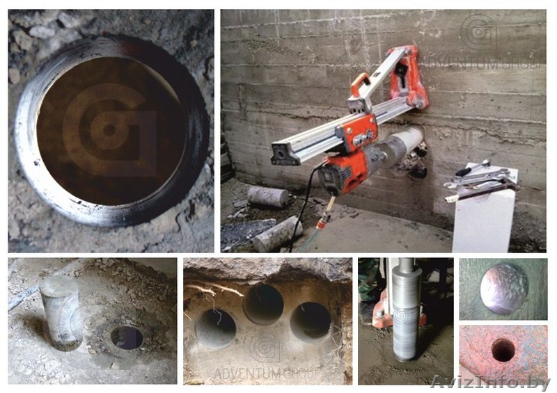 Алмазное сверление отверстий в камне, кирпиче, бетоне. - Изображение #1, Объявление #1155852