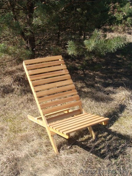Шезлонг деревянный - Изображение #1, Объявление #1262212