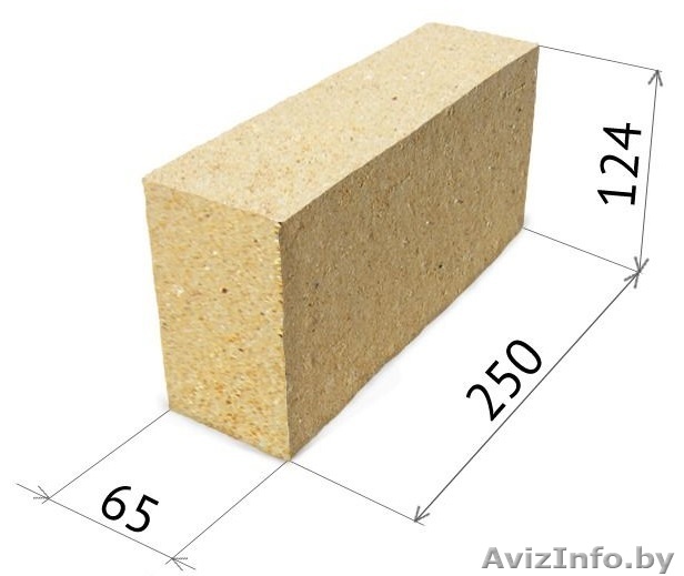 Печной кирпич огнеупорный, выдерживает высокие температуры, недорого - Изображение #1, Объявление #1273303
