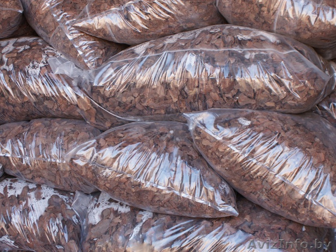 Древесная кора деревьев в мешках - для ландшафтного дизайна - Изображение #1, Объявление #1273290