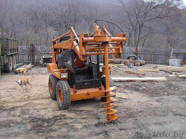 Навеска гидробур (ямобур) для погрузчика UNC-060 (Чехия) +3 шнека - Изображение #1, Объявление #1284934