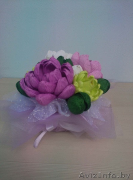 Букеты из конфет, оформление праздников - Изображение #1, Объявление #1312337