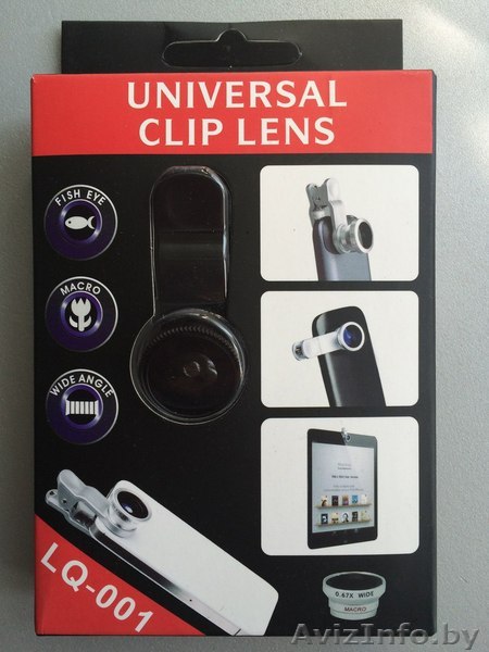 Объектив 3 в 1. Fish eye + Wide angle + Macro. - Изображение #1, Объявление #1333071