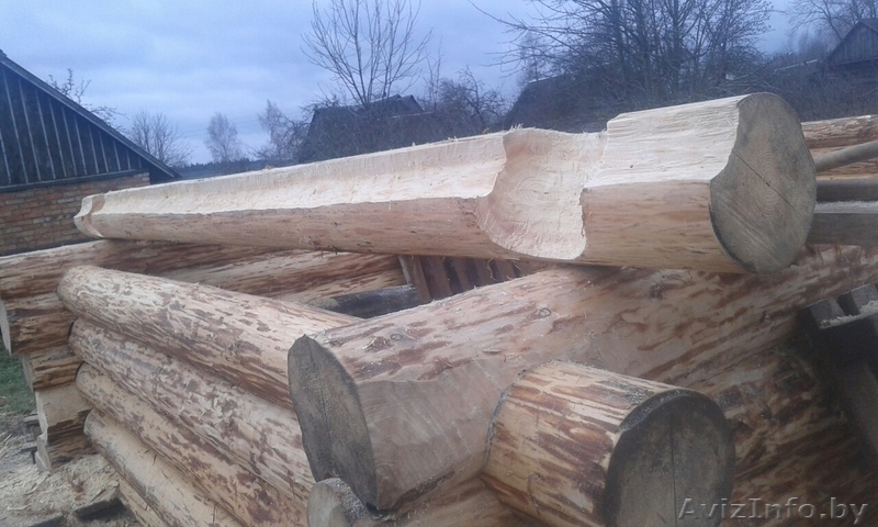 бревенчатый сруб ручной рубки - Изображение #1, Объявление #1349207