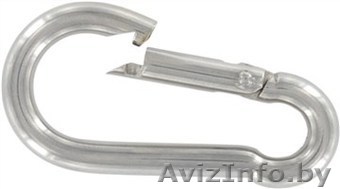 Карабин пожарный нержавейка А4 11х120, ART 9075 - Изображение #1, Объявление #1354877