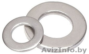 Шайба плоская DIN 125, сталь А2 или А4; от М3,2 до М21,0 - Изображение #1, Объявление #1354908