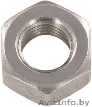 Гайка DIN 934 шестигранная, сталь А2, А4; М3, М4, М5, М6, М8, М10, М12, М14, М16 - Изображение #1, Объявление #1354863