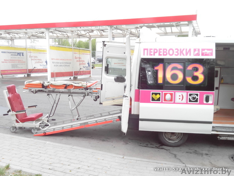 Аренда медицинского транспорта.Перевозка лежачих больных и инвалидов. - Изображение #1, Объявление #1349654