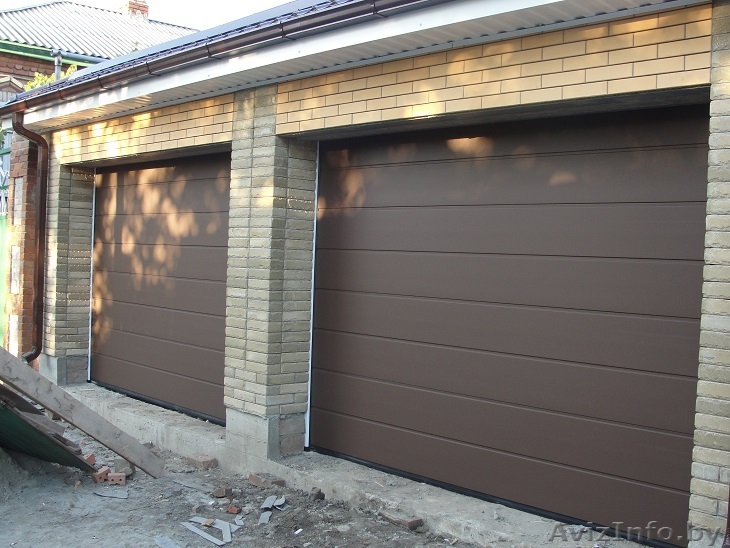 Ворота секционные в гараж (утепленные) - Изображение #1, Объявление #1364699