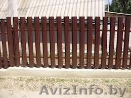 Установка забора из штакетника (металлоштакетника) - Изображение #1, Объявление #1381922