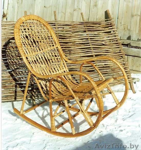 Кресло-качалка из лозы - Изображение #1, Объявление #1401814