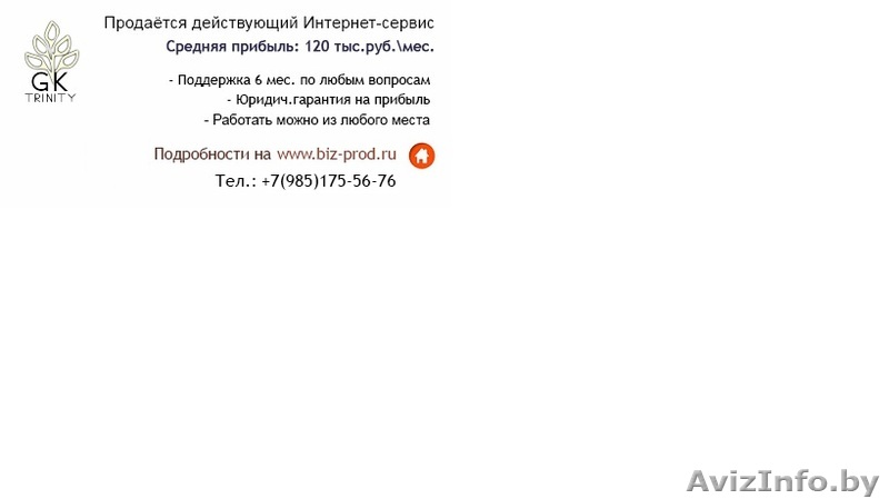 Продаётся действующий Интернет-сервис с прибылью 120 тыс.руб. - Изображение #1, Объявление #1404594