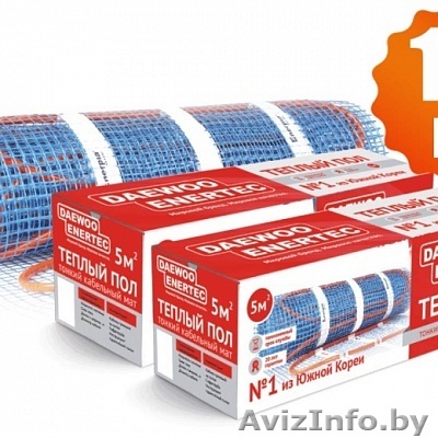 Электрический теплый пол - кабельный мат РАСПРОДАЖА - Изображение #1, Объявление #1444308