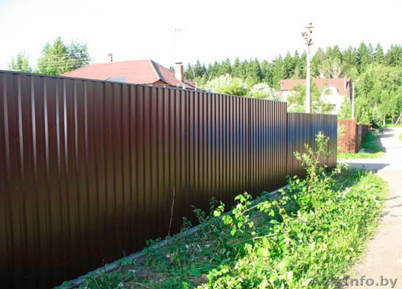 Монтаж заборов из профлиста.  - Изображение #1, Объявление #1459565