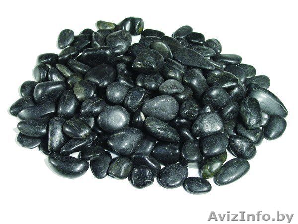 Галька поливаная черная 10-50мм 5 кг - Изображение #1, Объявление #1449274