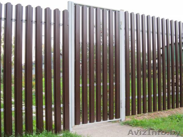 Забор из штакетника под ключ в Минске - Изображение #1, Объявление #1466425
