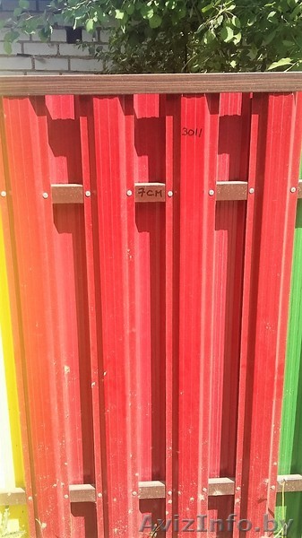 Штакетник из оцинкованной стали с 2 сторонним покрытием RAL-3005 6005 8017 - Изображение #1, Объявление #1462845