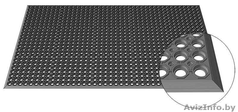 Коврик резиновый грязезащитный,антискользящий с окантовкой  - Изображение #1, Объявление #1466589