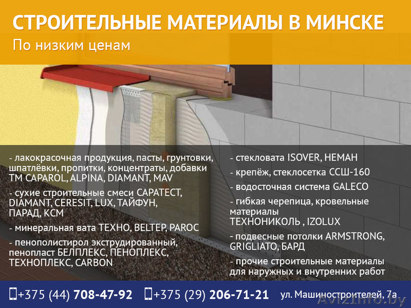 Строительные, отделочные материалы в Минске с доставкой. - Изображение #1, Объявление #1462554
