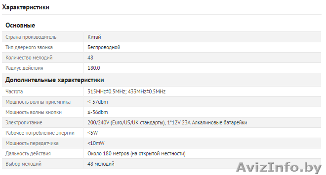 Беспроводной дверной цифровой звонок T-289D - Изображение #1, Объявление #1470284