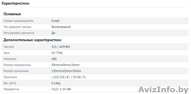Беспроводной дверной цифровой звонок L-528 - Изображение #1, Объявление #1470310