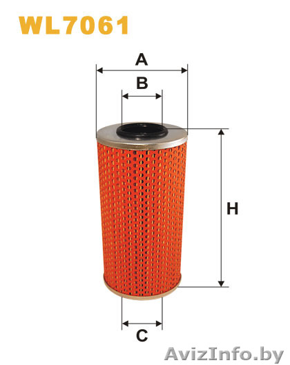Картридж маслянного фильтра WIX WL7061 / Donaldson P550563/ Baldwin P7196 / OEM  - Изображение #1, Объявление #1471431