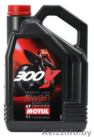 Масло для мотоцикла Motul 300V 4T FL ROAD RACING 5W-30 4L - Изображение #1, Объявление #1476161