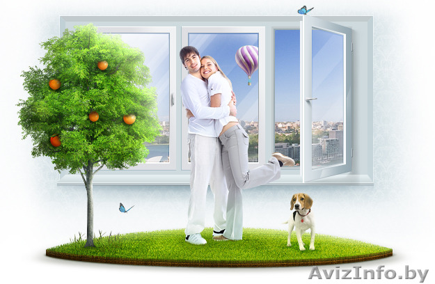 Окна, двери, балконные раздвижные рамы ПВХ - Изображение #1, Объявление #1491411