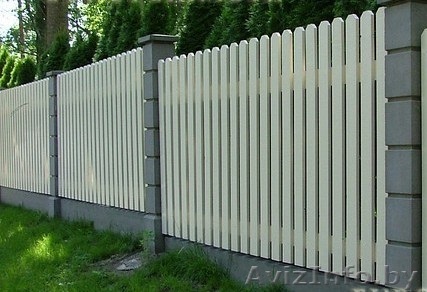 Забор из штакетника в Минске Забор из штакетника в Минске. Цена актуальная, иног - Изображение #1, Объявление #1494315