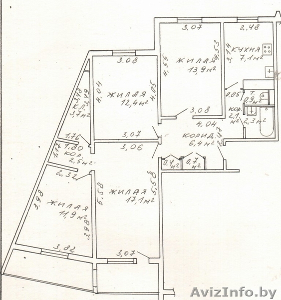 Продажа 4-х комнатной квартиры по очень выгодной цене - Изображение #1, Объявление #1502303