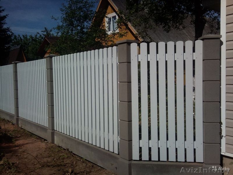 Строительство заборов – бетонные заборы или металлические в Минске. Строительств - Изображение #1, Объявление #1494335