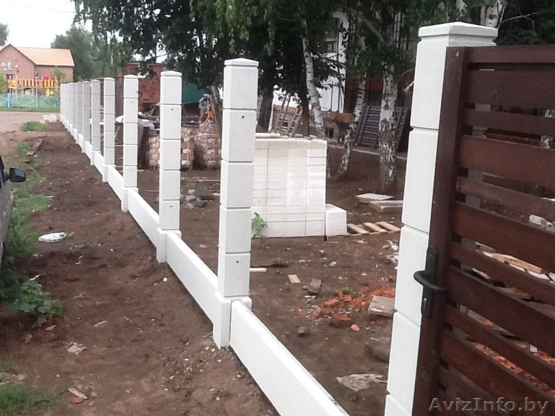 Железобетонный забор – различные варианты и монтаж Минск, Минская область и Минс - Изображение #1, Объявление #1495435
