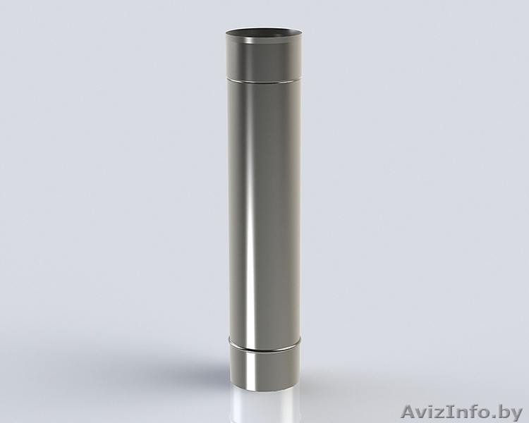 Труба для дымохода длинной 1000мм, диаметр 110мм - 0,5 мм - Изображение #1, Объявление #1519473