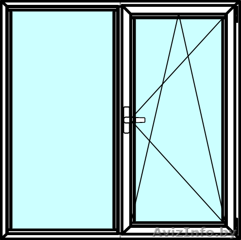 Алюминиевые окна из профиля Алютех серии ALT W72 - Изображение #1, Объявление #1529154