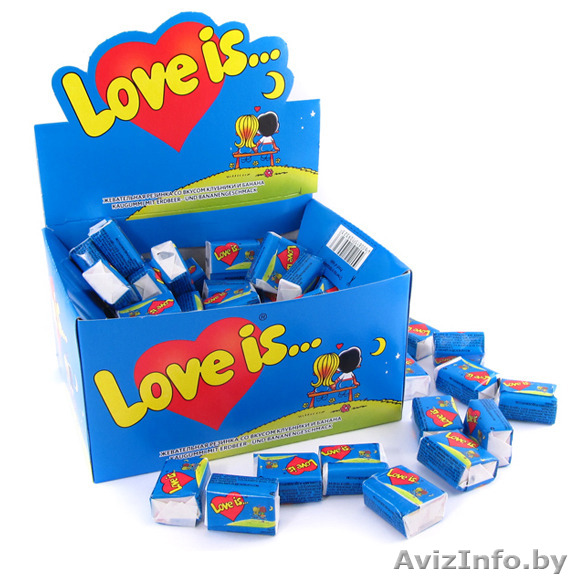 Оригинальная Жвачка Love is по оптовой цене  - Изображение #1, Объявление #1535621