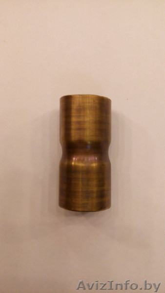 Муфта латунная  соединительная ø 16мм Petrucci, Патина коричневая. - Изображение #1, Объявление #1546087
