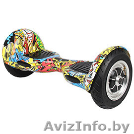 SMART BALANCE 10" OFFROAD APP + САМОБАЛАНСИР + СУМКА И ЗАЩИТА В ПОДАРОК - Изображение #1, Объявление #1550549