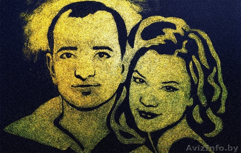 Шоу Портрет золотой пыли на ваш праздник - Изображение #1, Объявление #1557003