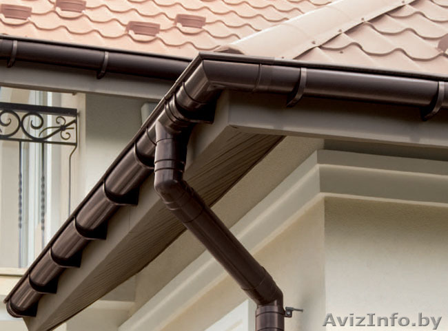 Водосточная система - отвод воды с крыши здания - Изображение #1, Объявление #1563257