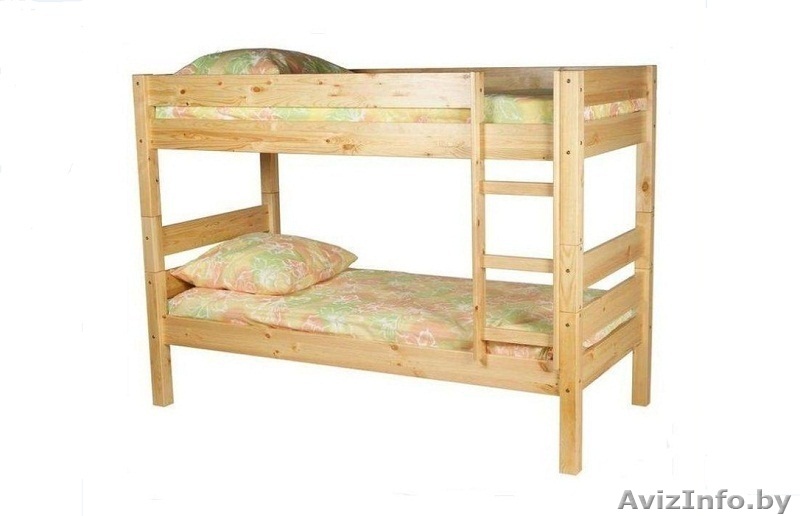 Кровать двухъярусная Уве, массив сосны. - Изображение #1, Объявление #1565415